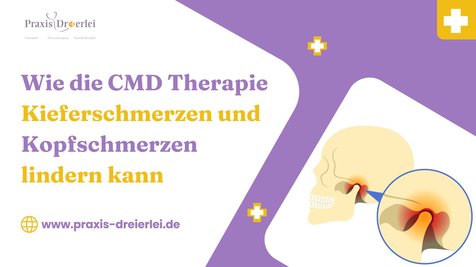 Wie die CMD Therapie Kieferschmerzen und Kopfschmerzen lindern kann